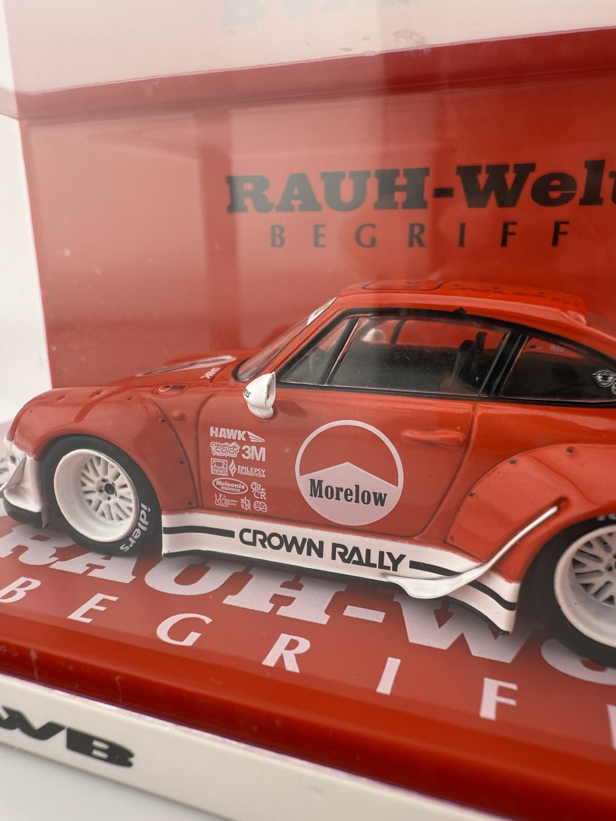 1/43   Porsche RWB 993 #8 "Morelow" Red and White "RAUH Welt BEGRIFF" T43 014 ML4