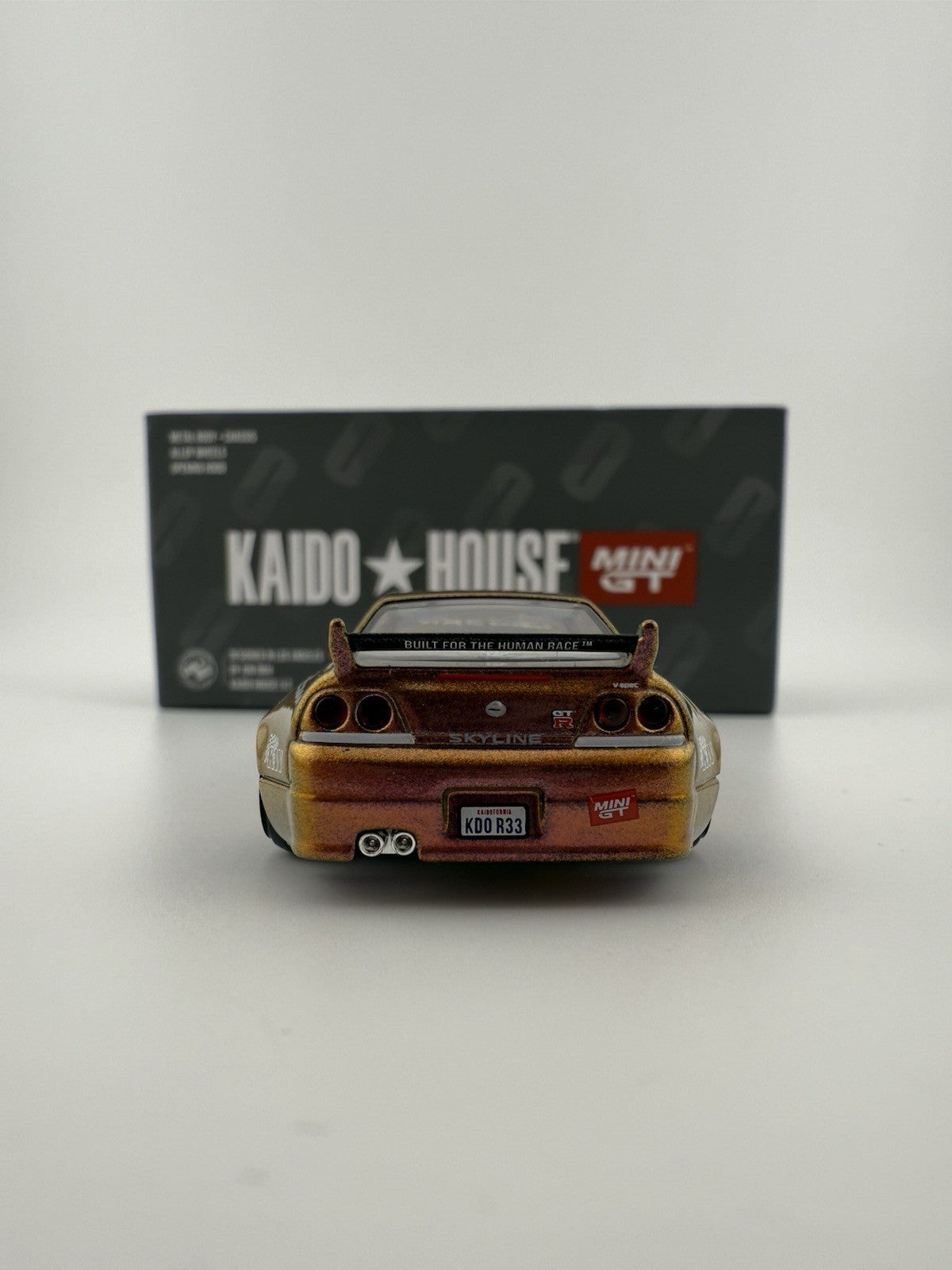 Nissan Skyline GT R (R33) Magic Bronze Kaido House LTDEDN KHMG075 and 1 Pin/Case7
