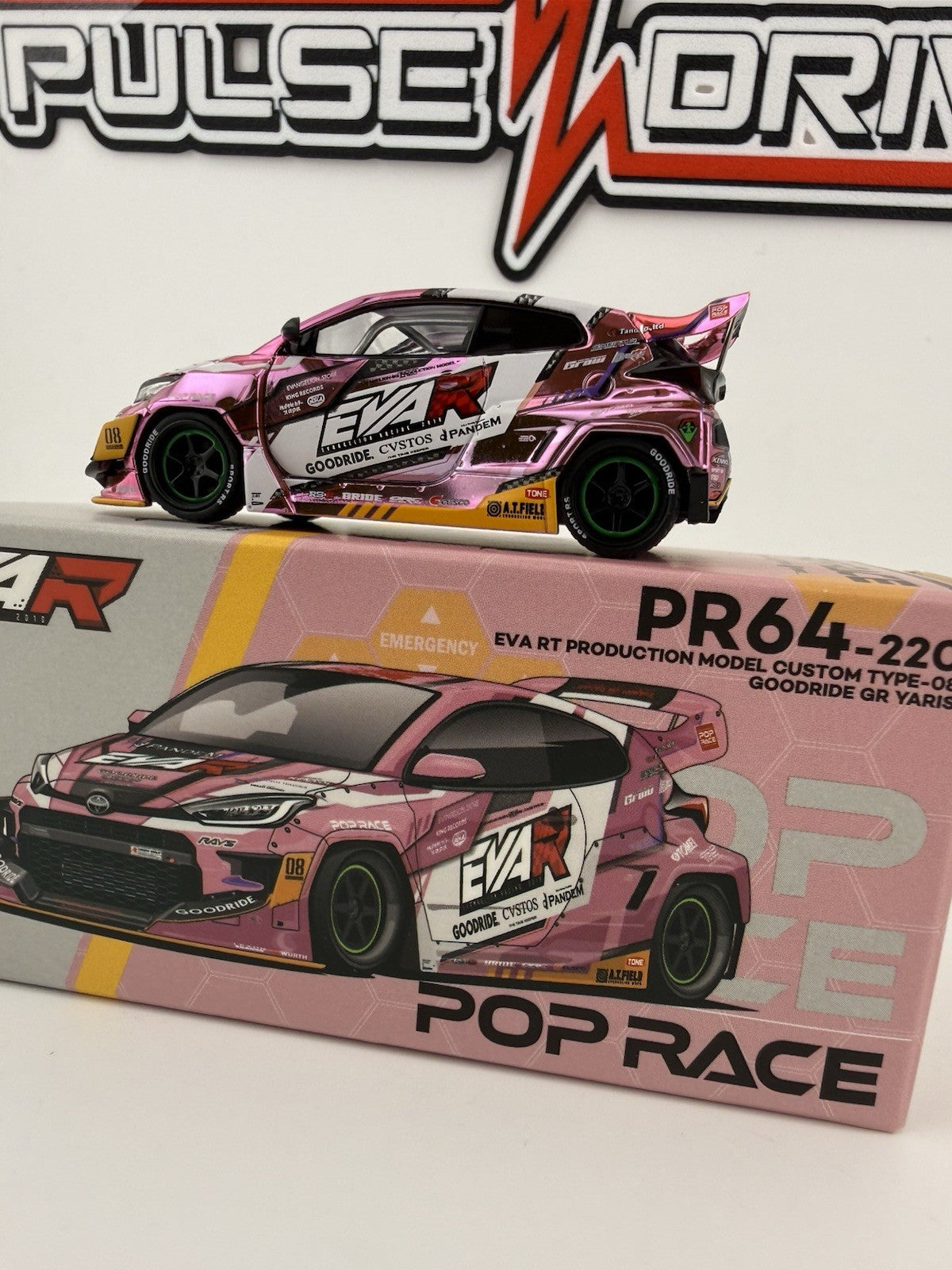 GR-Yaris EVA RT Production Model Custom Type-08 Goodride Pop Race PR64-2204