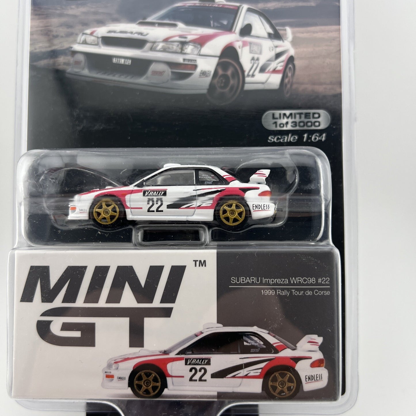 Subaru Impreza #22 WRC98    Mini GT MGT 00564 1999 Rally Tour De Corse1