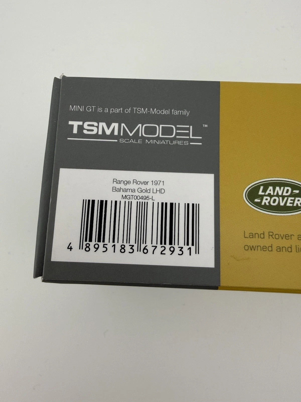 Range Rover 1971 Bahama Gold   Mini GT MGT 00495   Open Box3