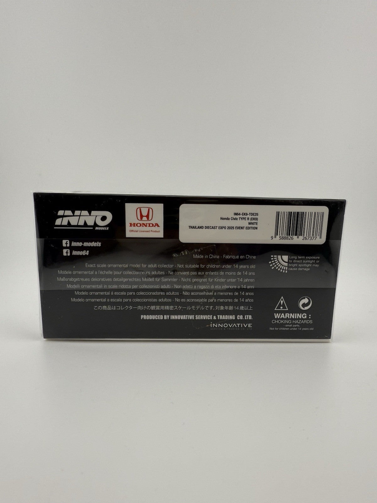 Inno64 1/64 Honda Civic Type R [EK9] TDE 2025 Thailand Diecast Expo IN64 EK9 TDE5
