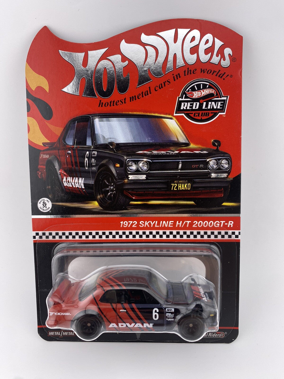 1972 Skyline H/T 2000GT R   ADVAN Livery   2024 Hot Wheels RLC0