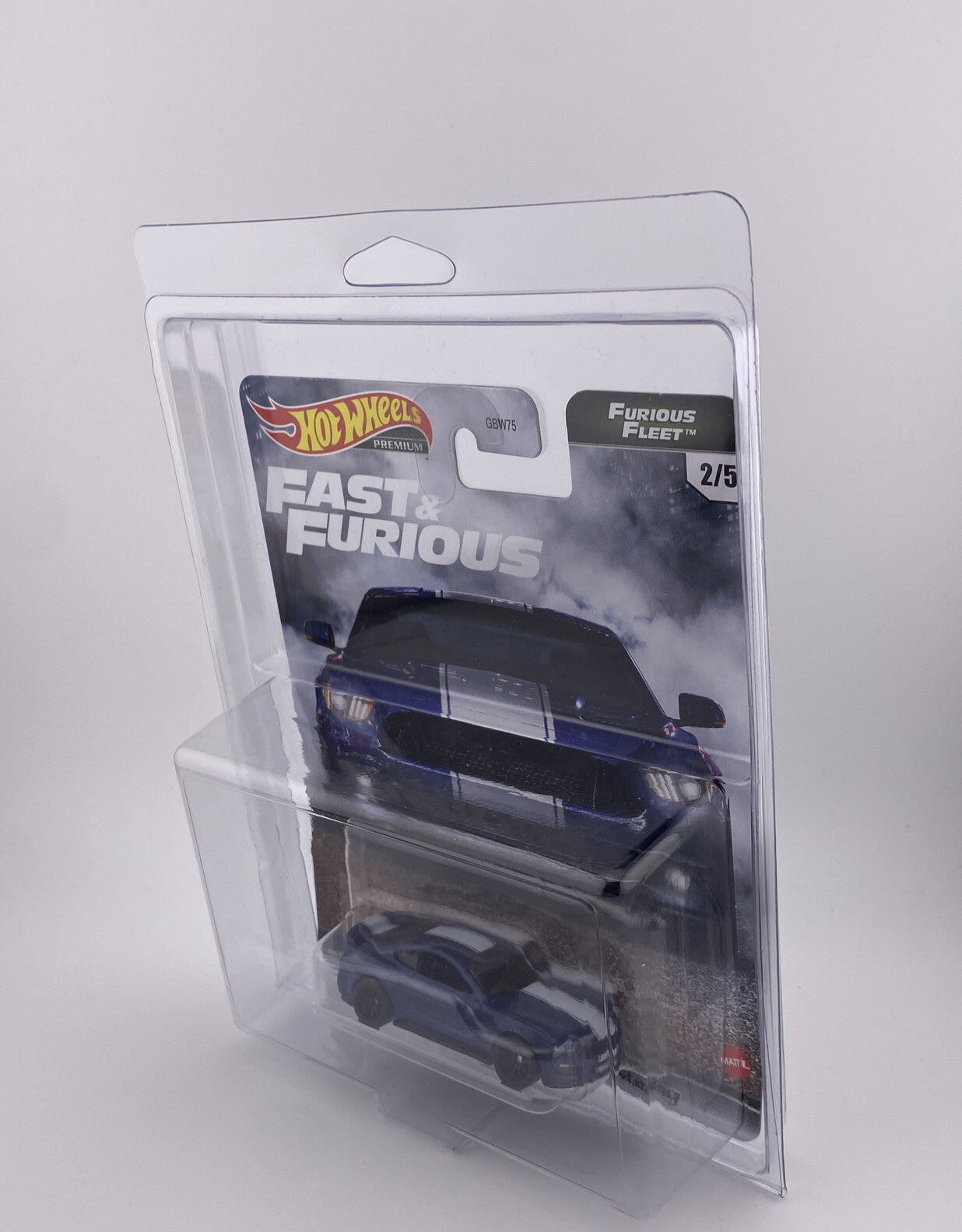 Custom Mustang   Blue   Hot Wheels   Furious Fleet 2 of 5 in Protector6