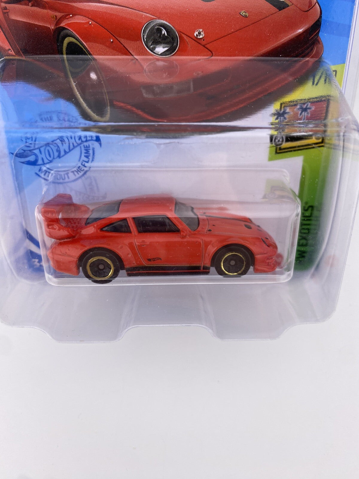 Porsche 993 GT2 Red   Hot Wheels HW Exotics 1/10 in Protector1