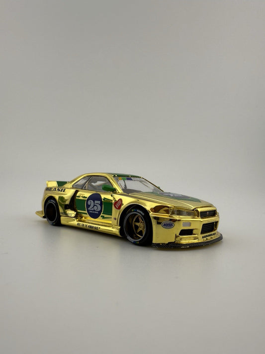 Kaido House LTDEDN Nissan Skyline GT R Brazil Salão DieCast 2025 KHMG_204 Opened0
