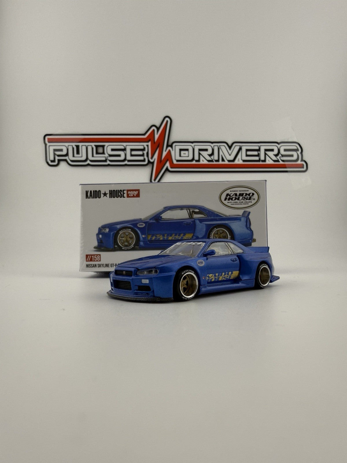 Nissan Skyline GT R (R34) Shinjuku Bayside Blue   Kaido House KHMG 158 Sealed3