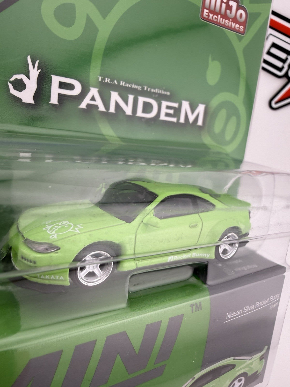 Nissan Silvia (S15) Rocket Bunny Green   Mini GT MGT 005002