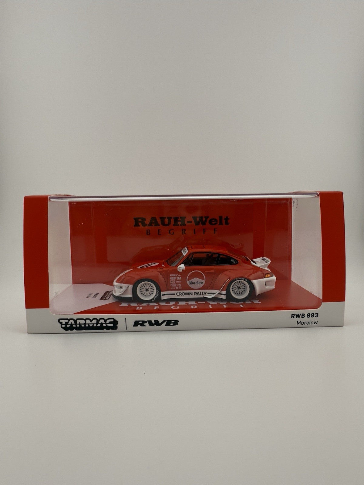 1/43   Porsche RWB 993 #8 "Morelow" Red and White "RAUH Welt BEGRIFF" T43 014 ML1
