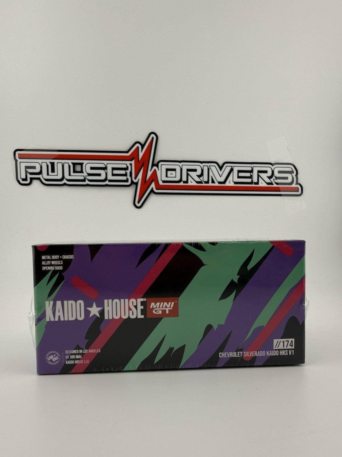 Chevrolet Silverado HKS V1 Kaido House x Mini GT 174   Sealed Box1