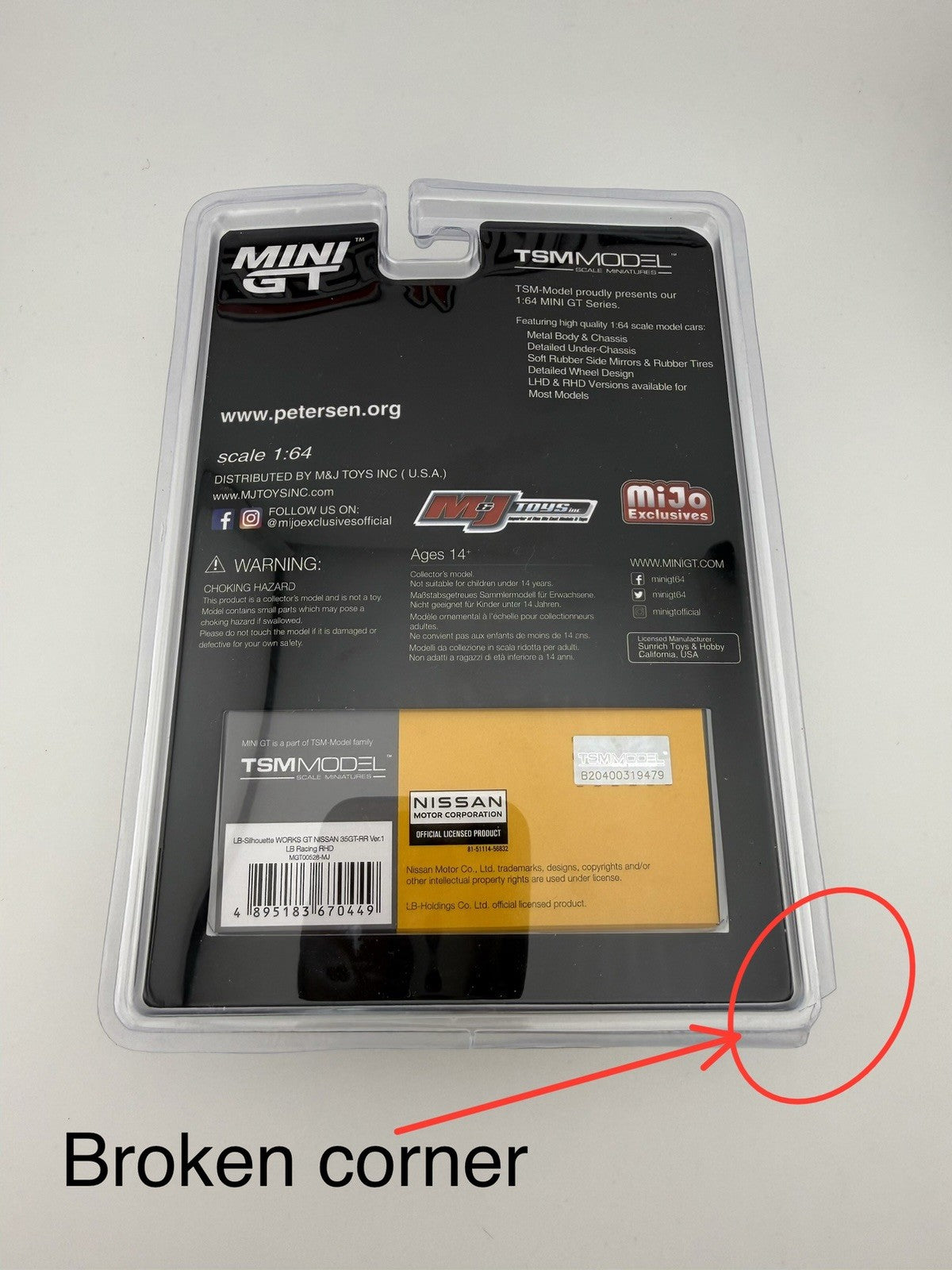 LB Silhouette Works GT Nissan 35GT RR Ver1 LBWK Mini GT 00528 Petersen Packaging5