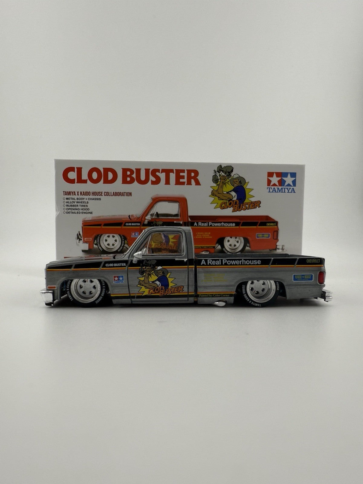 Chase   Chevrolet Silverado Kaido House Mini GT KHMG 130 Tamiya Clod Buster2