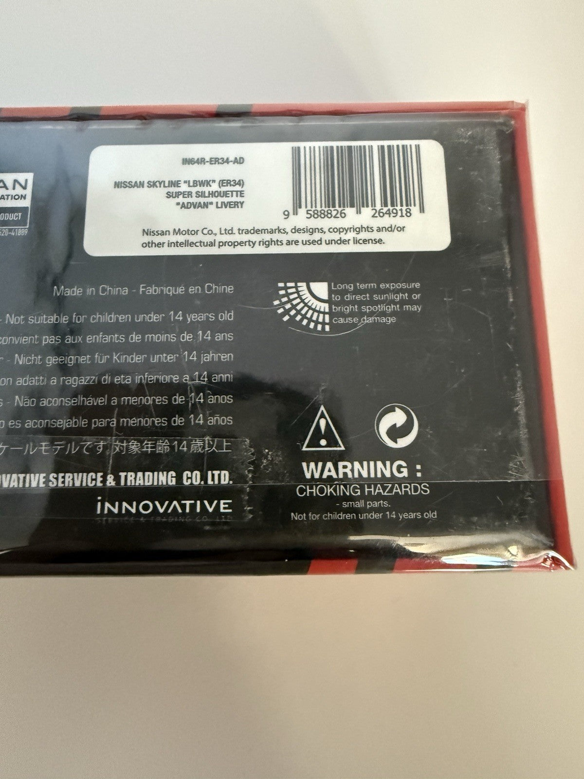 Nissan Skyline LBWK GTR ER34 Silhouette Advan Inno64 IN64R ER34 AD Sealed Resin2