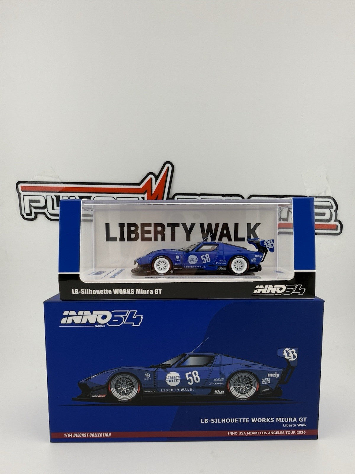 LB-Silhouette Works Lamborghini Miura GT Miami Inno64 IN64-LBMIURA-03-USAT260