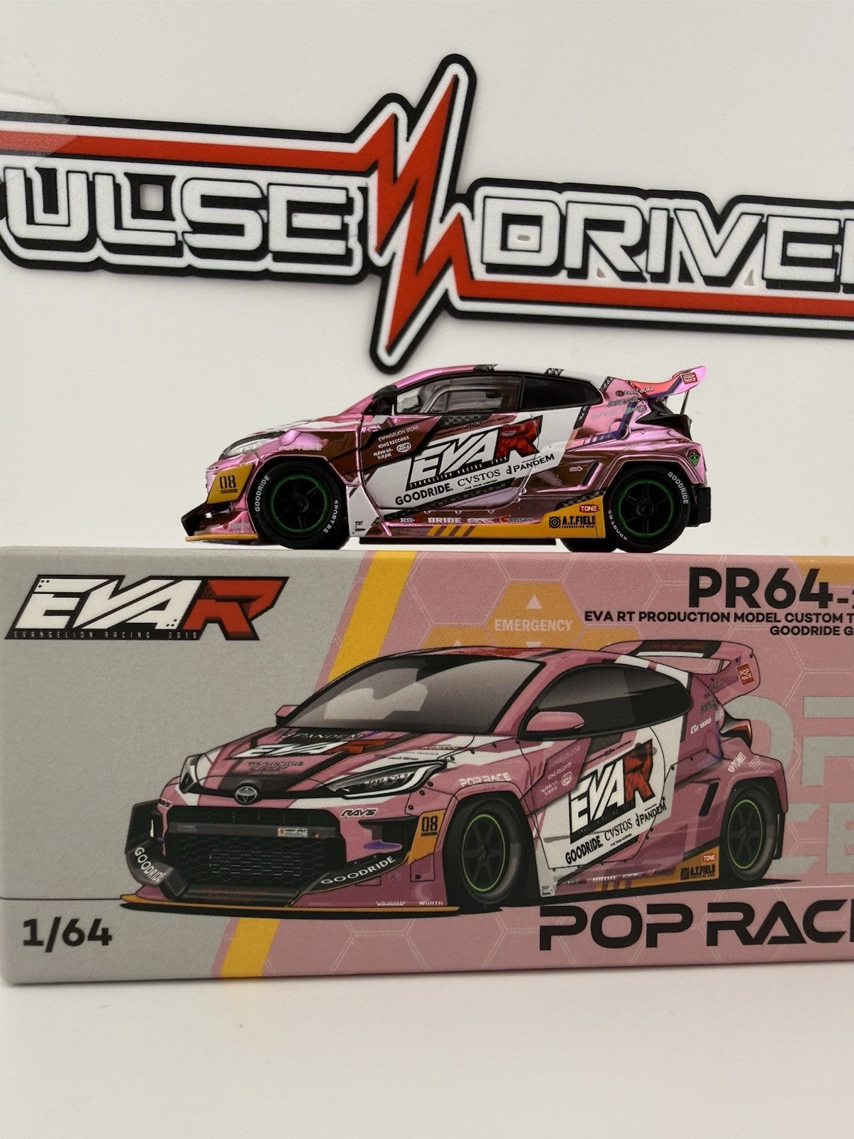 GR-Yaris EVA RT Production Model Custom Type-08 Goodride Pop Race PR64-2201