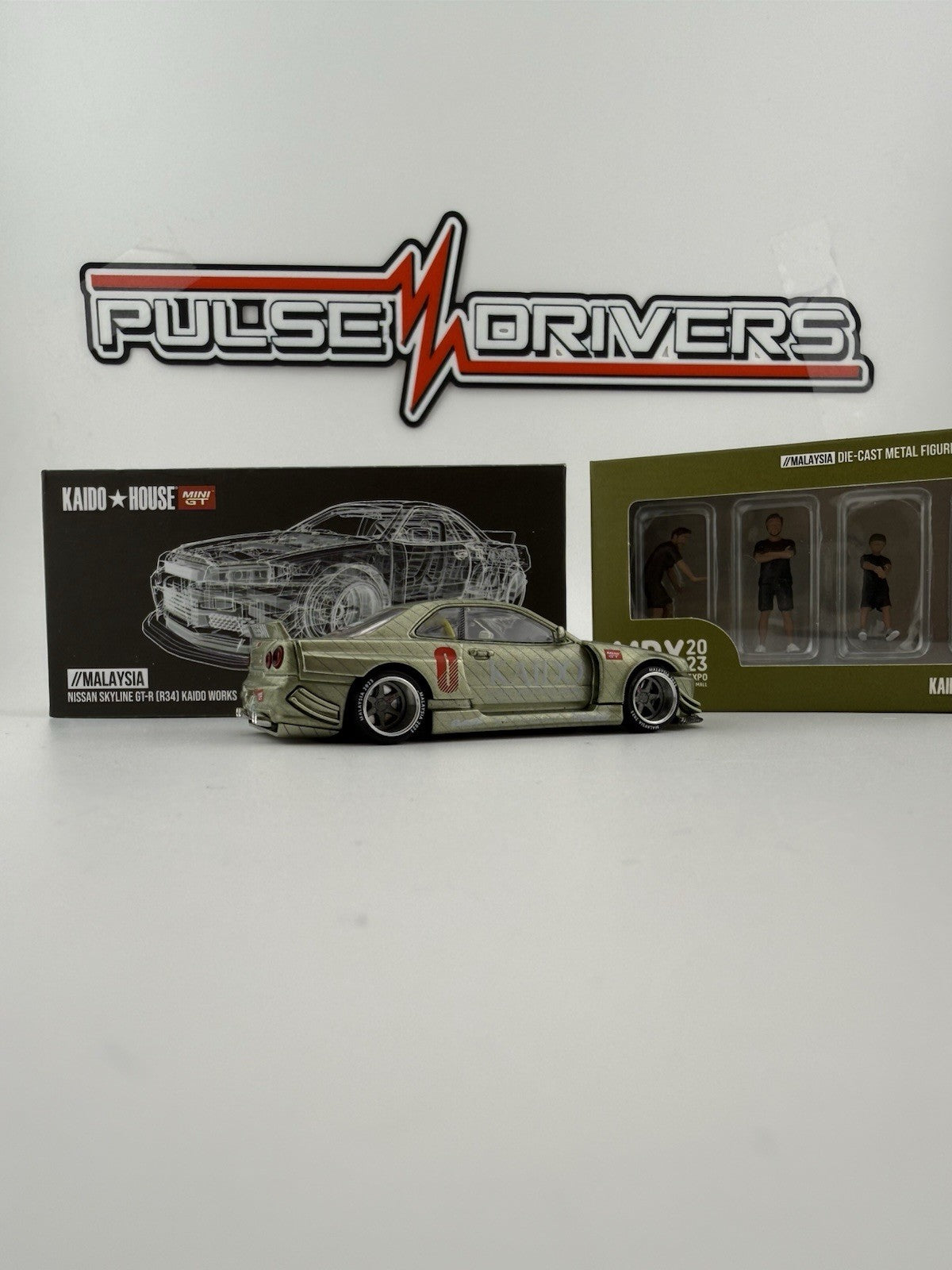 Nissan Skyline GT R Kaido House   Kaido House KHMG 058 w/ Figures MDX 2023 Open9