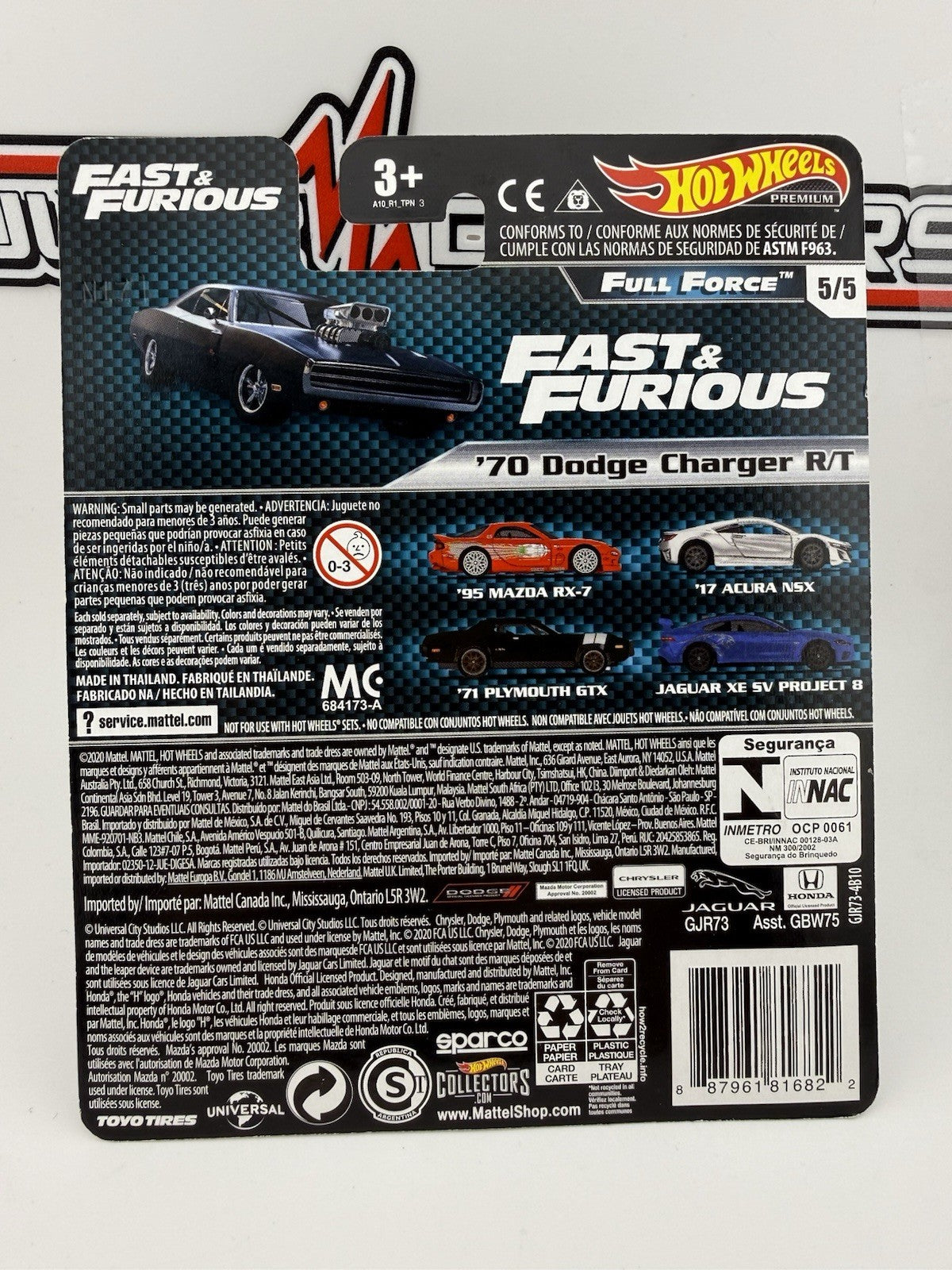 70 Dodge Charger R/T   Hot Wheels Fast and Furious Full Force 5/5 in Protector4