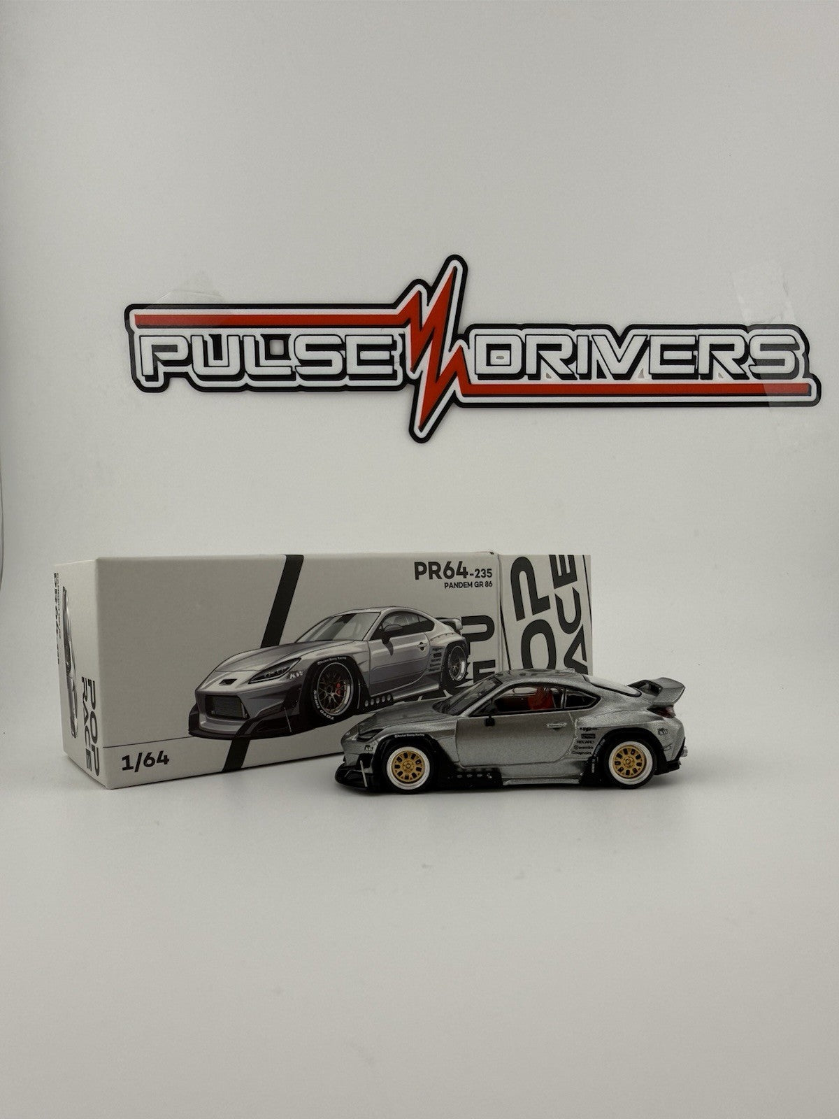 Pandem GR 86 Silver - PopRace PR64-0235 Open Box0
