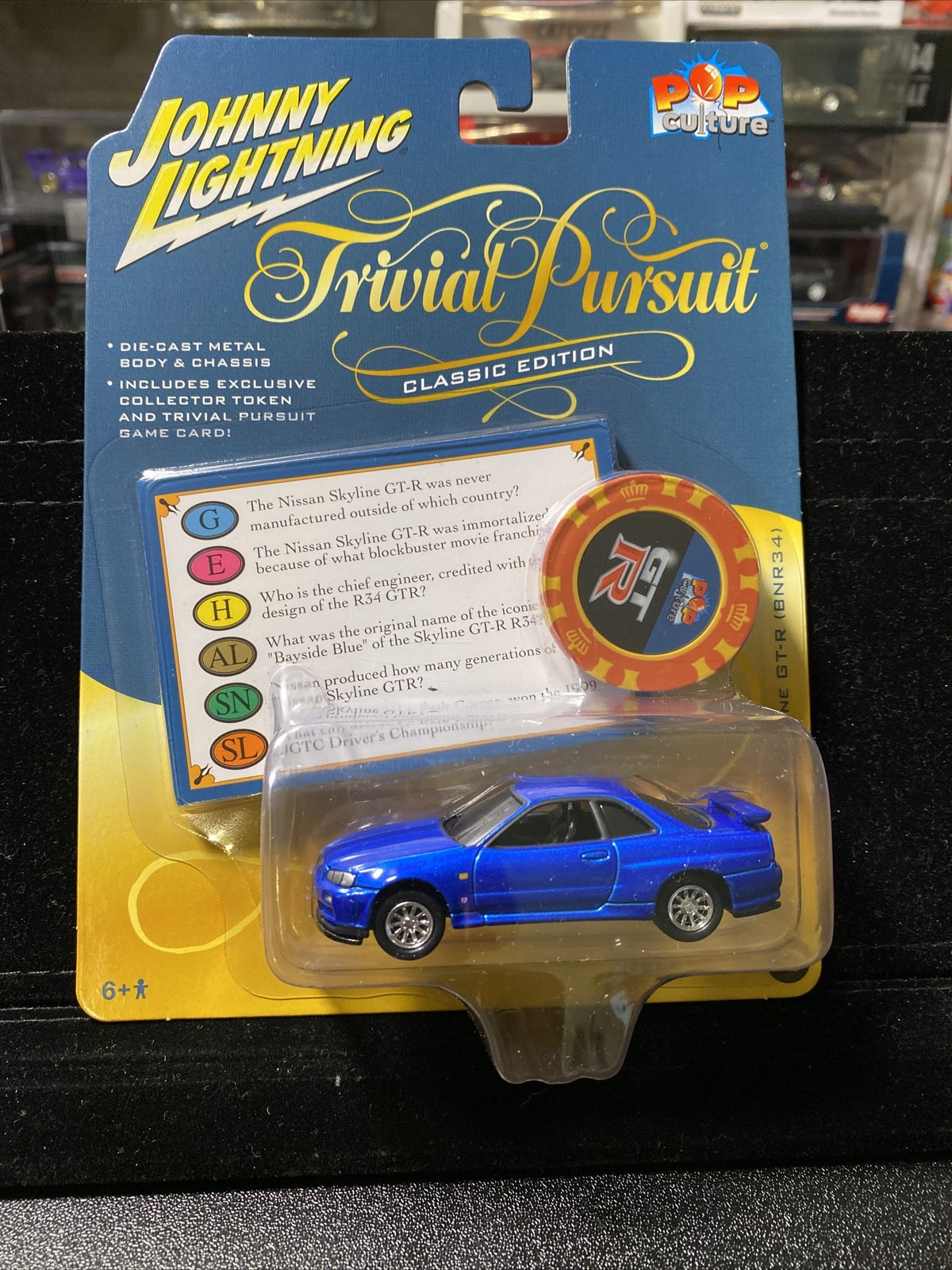 1999 Nissan Skyline GT R RHD (Right Hand Drive) Blue Metallic with Poker Chip8