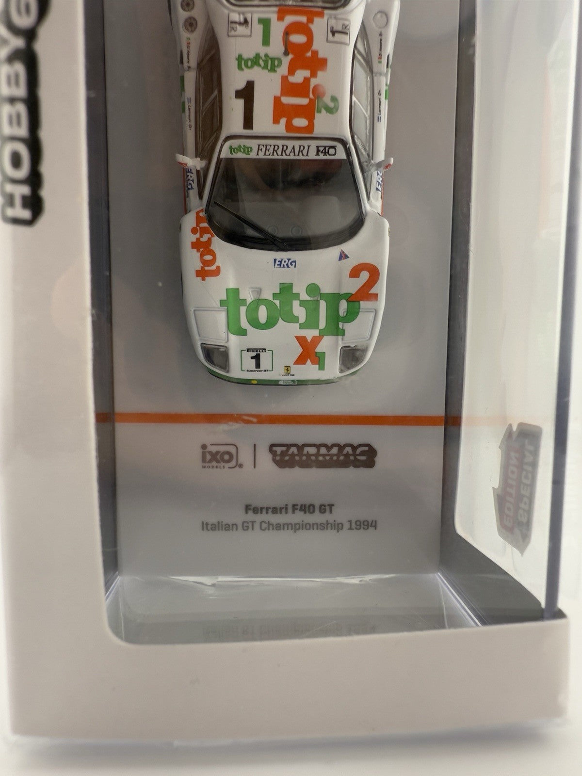 Tarmac Works Ferrari F40 GT Italian Championship 1994 White T64 076 94IGT017