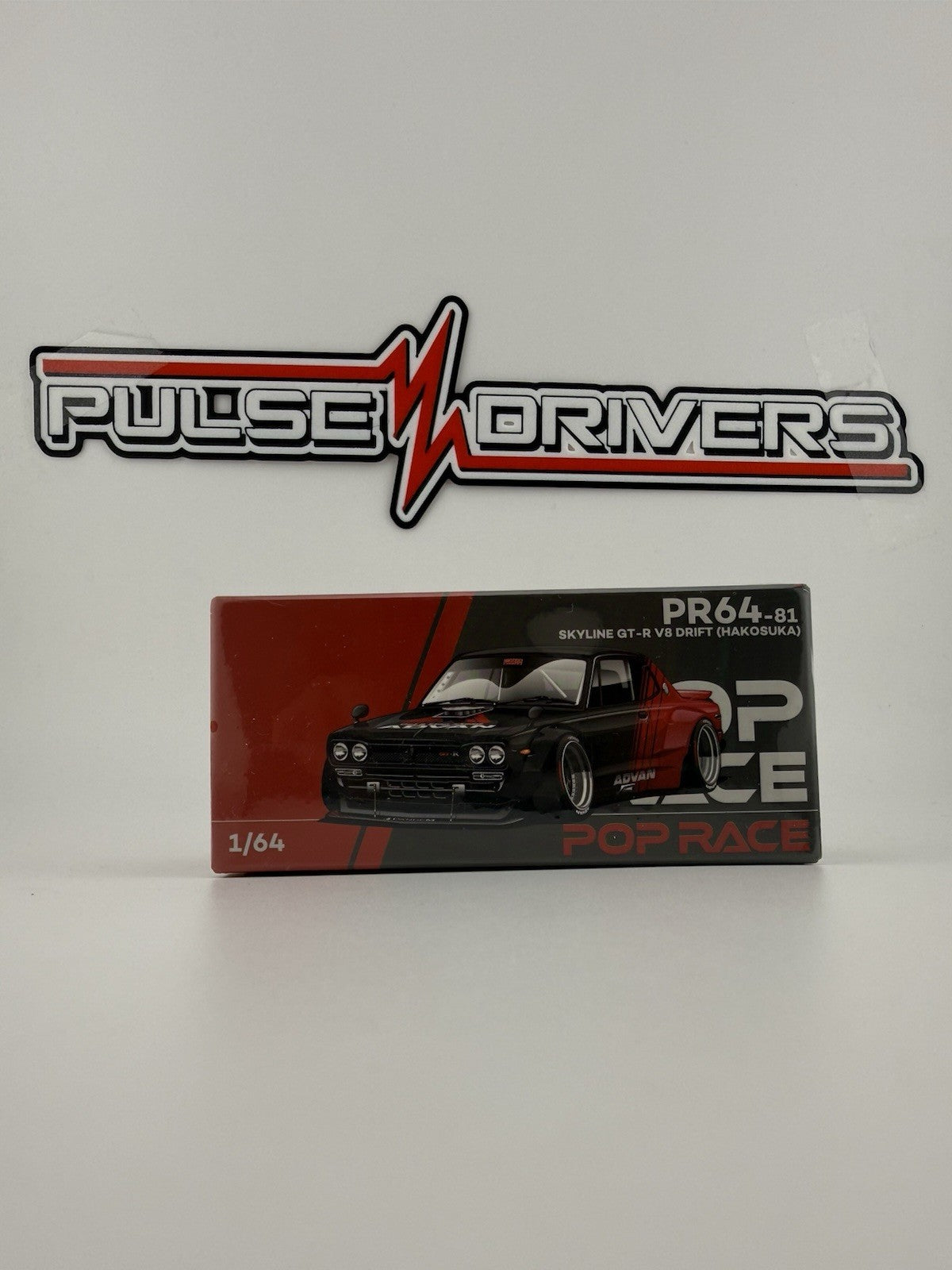 Skyline GT-R V8 Drift (Hakosuka)  - POPRACE PR64-0081 Advan Livery1