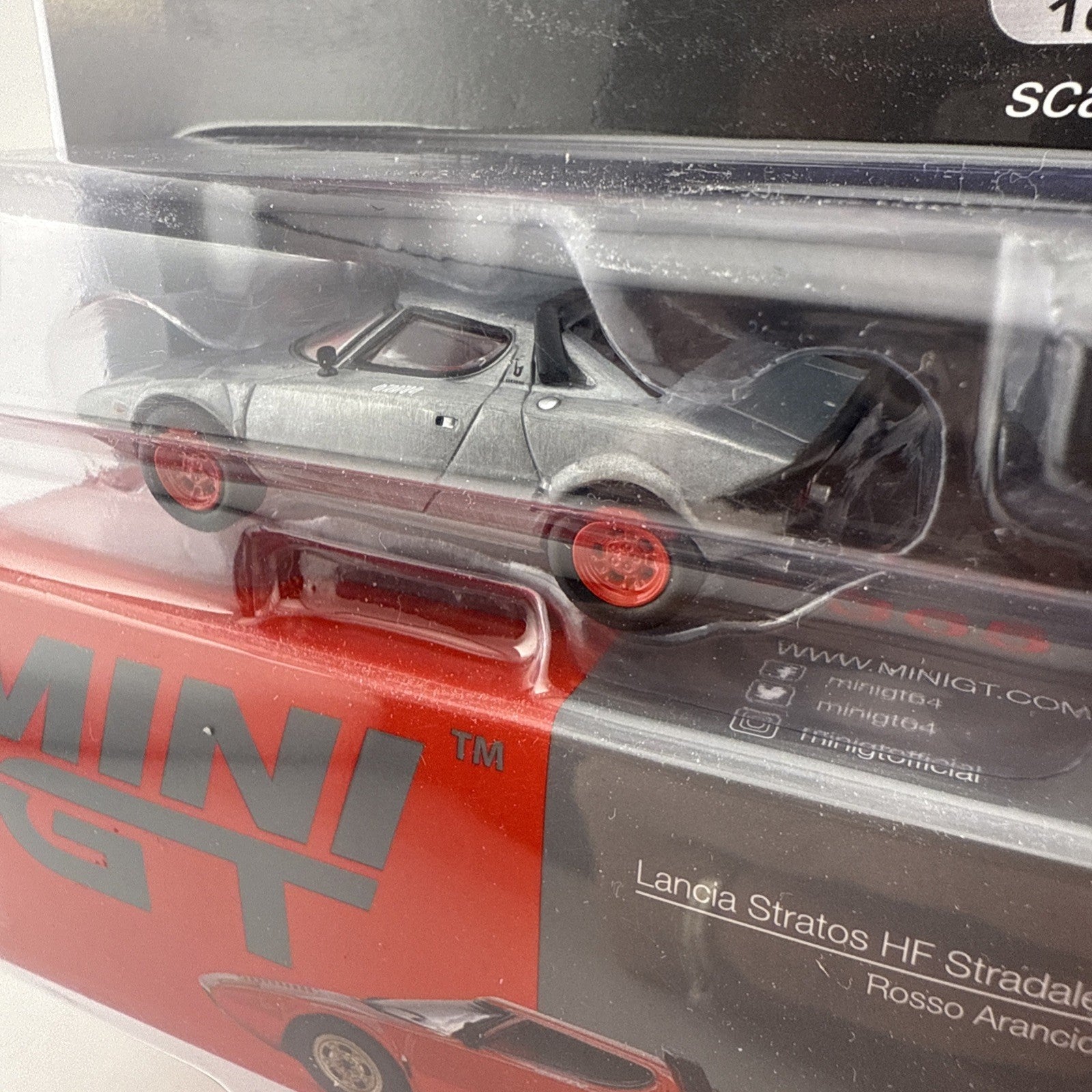 Chase   Lancia Stratos HF Rosso Arancio   Mini GT MGT 003655