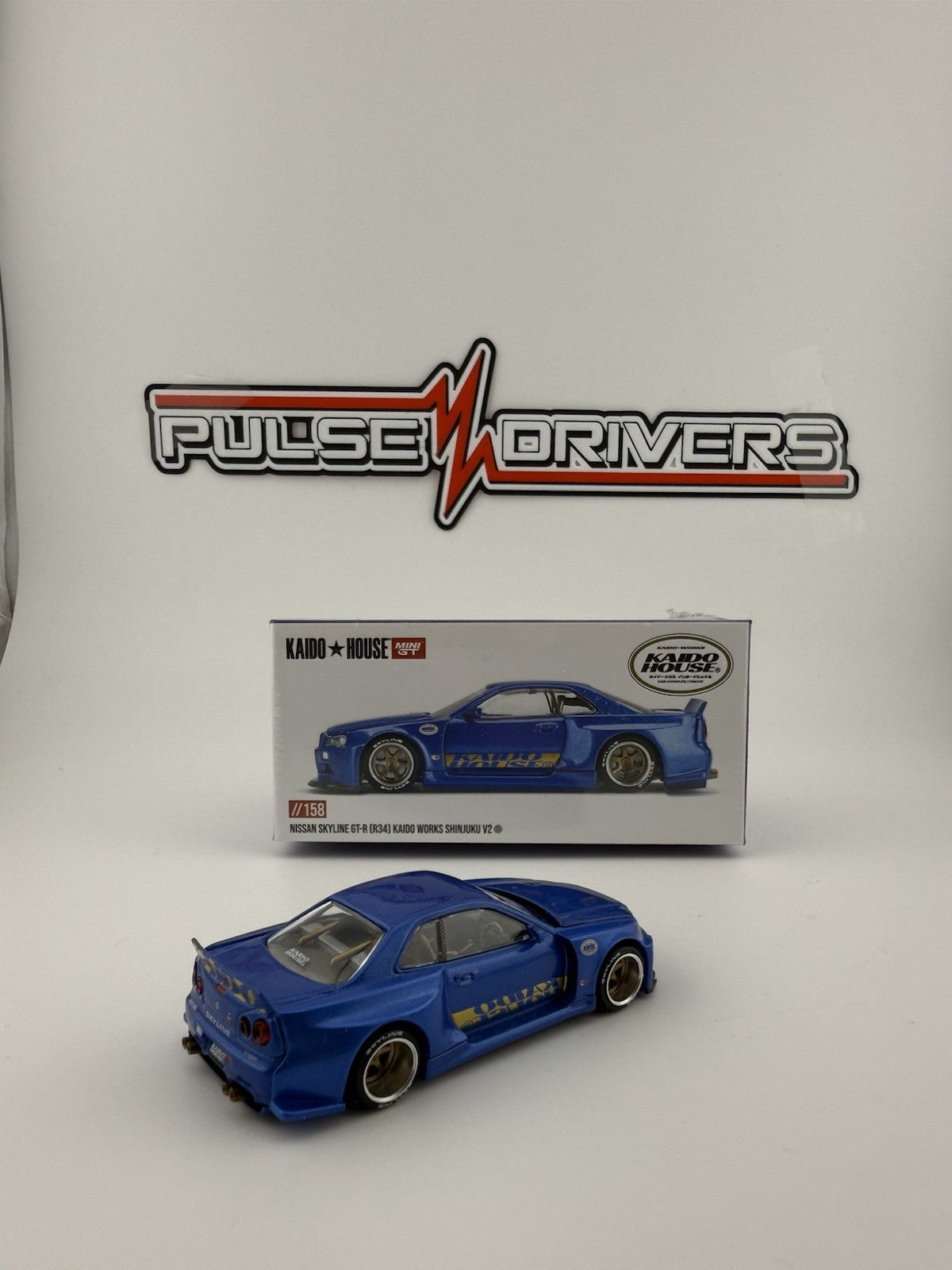 Nissan Skyline GT R (R34) Shinjuku Bayside Blue   Kaido House KHMG 158 Sealed1