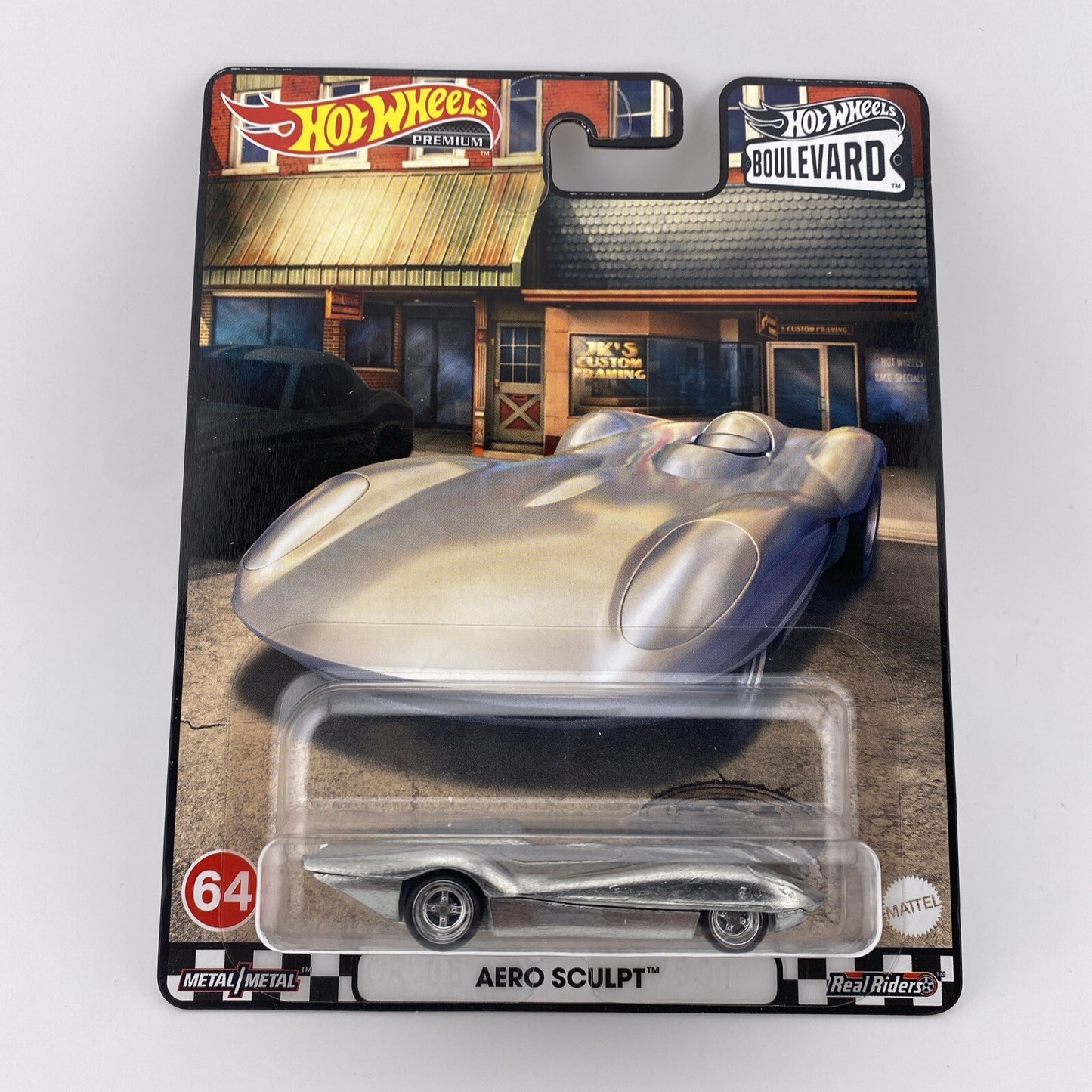 Aero Sculpt   Silver   Hot Wheels   Boulevard 64 in Protector3