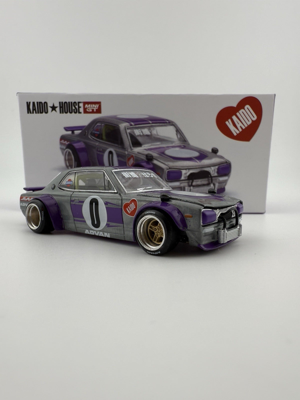 Chase   Nissan Skyline GT R (KPGC10) Kaido House   Mini GT KHMG  165 and sticker5