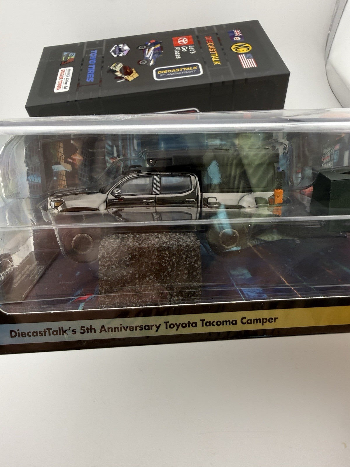 Toyota Tacoma Camper Black Chrome   GCD DTGSPC3 DiecastTalk 5th Anniversary Open8