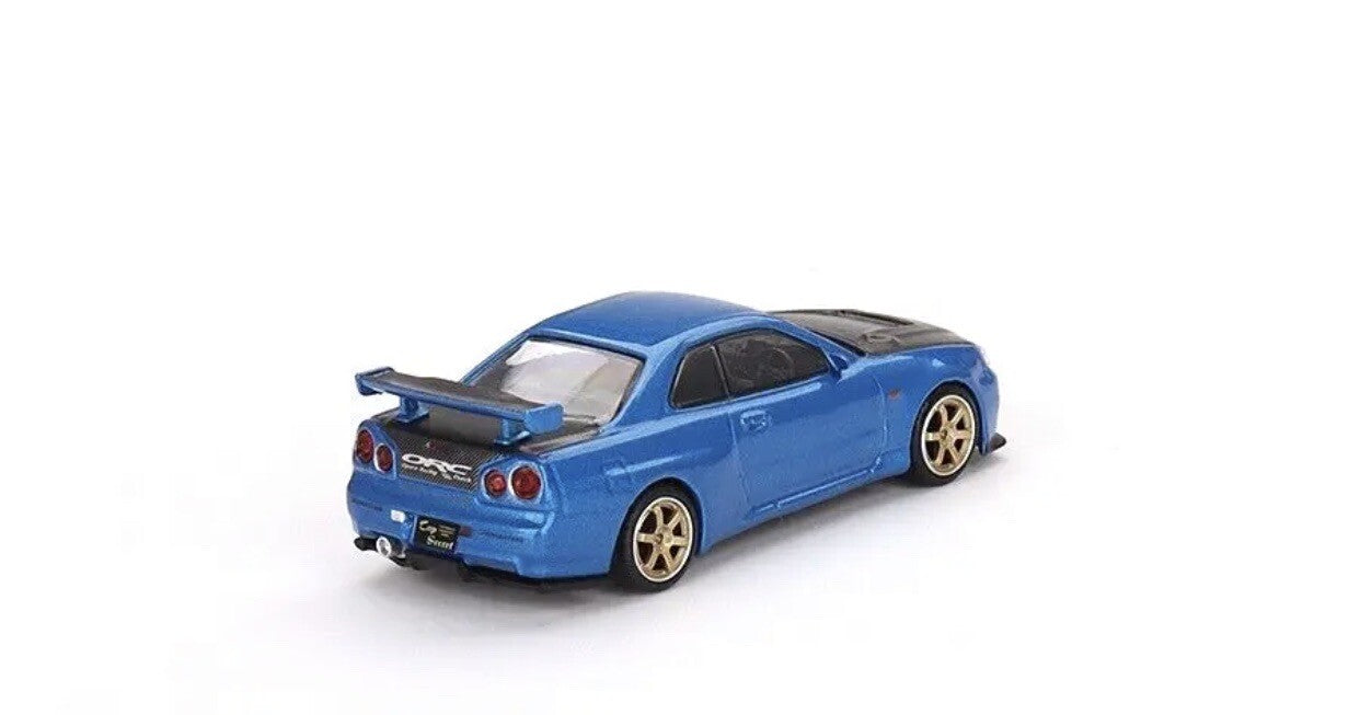 Nissan Skyline GT R Top Secret   Bayside Blue   MINI GT 00531   Petersen Museum6