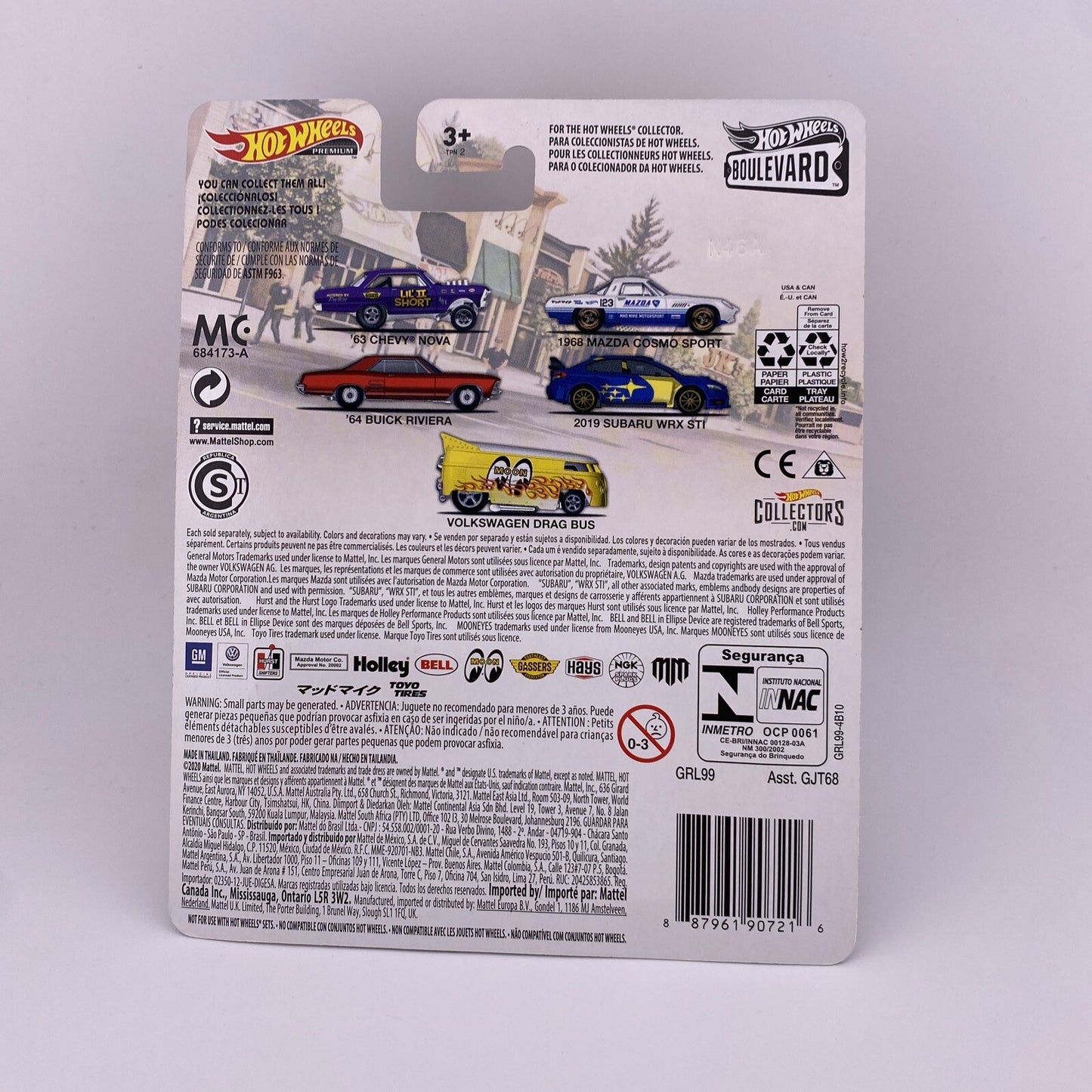 1963 Chevy Nova Metalflake Purple   Hot Wheels 2021 Boulevard in Protector1