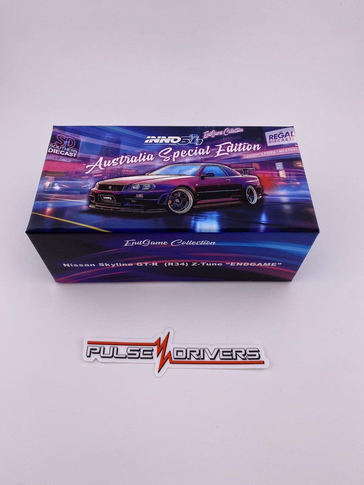 CHASE   Nissan Skyline GT R (R34)   Black   INNO64    IN64 R34ZT ENDGAME1