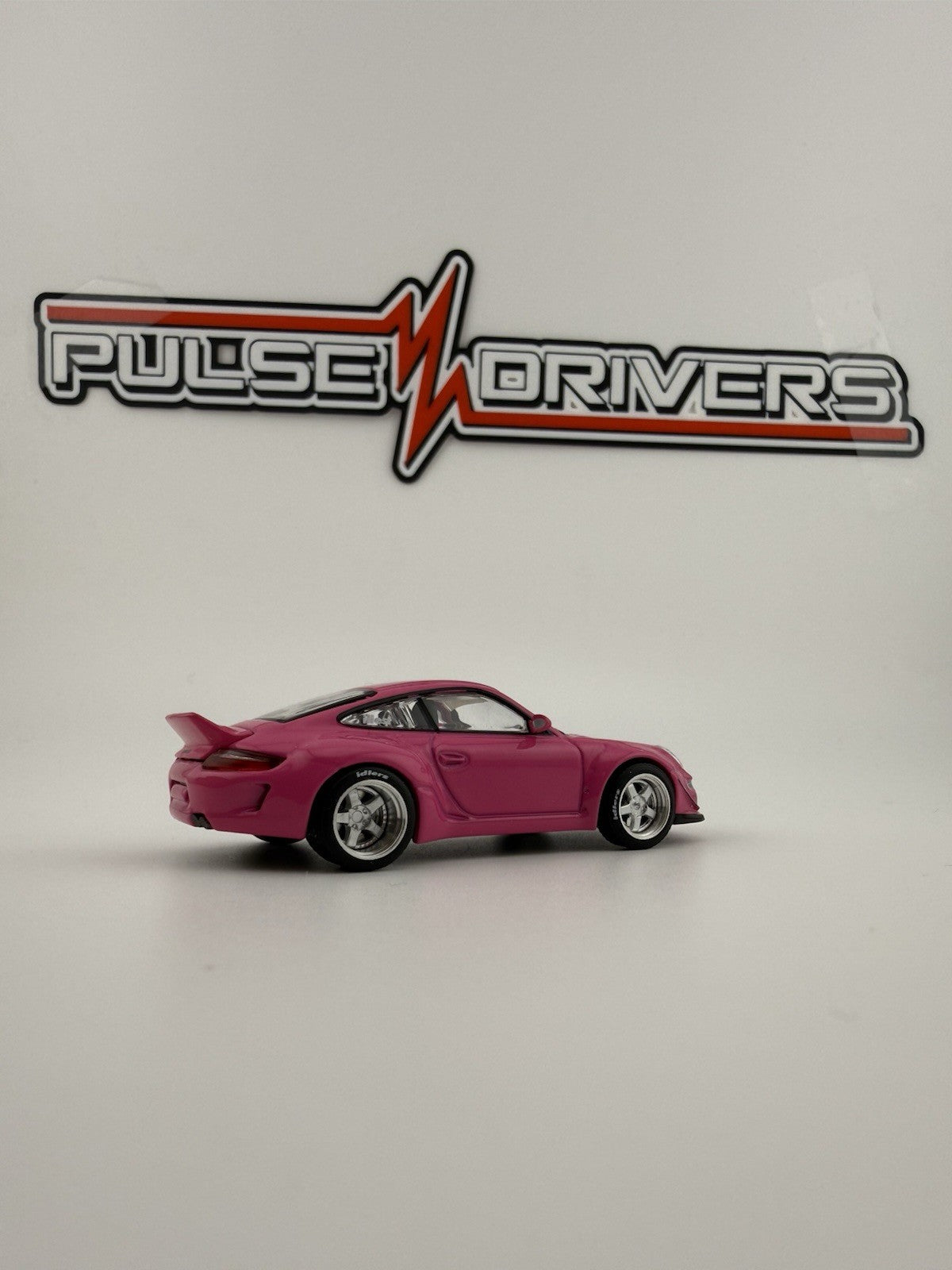 Porsche 911 Carrera RWB 997 Pink Pop Race PR64 0202 Open Box3