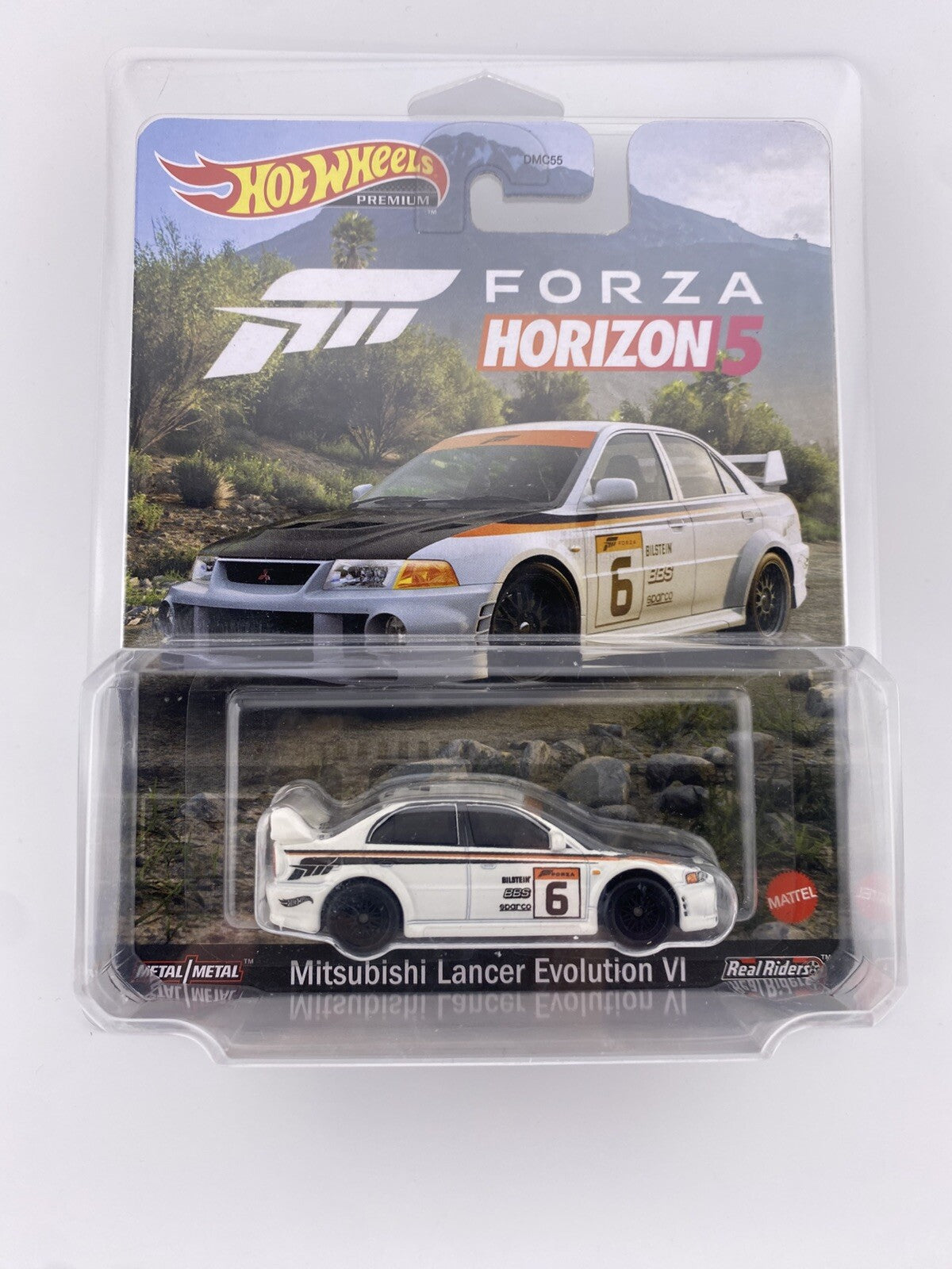 Hot Wheels Premium Forza Horizon Mitsubishi Lancer Evolution VI in Protector4
