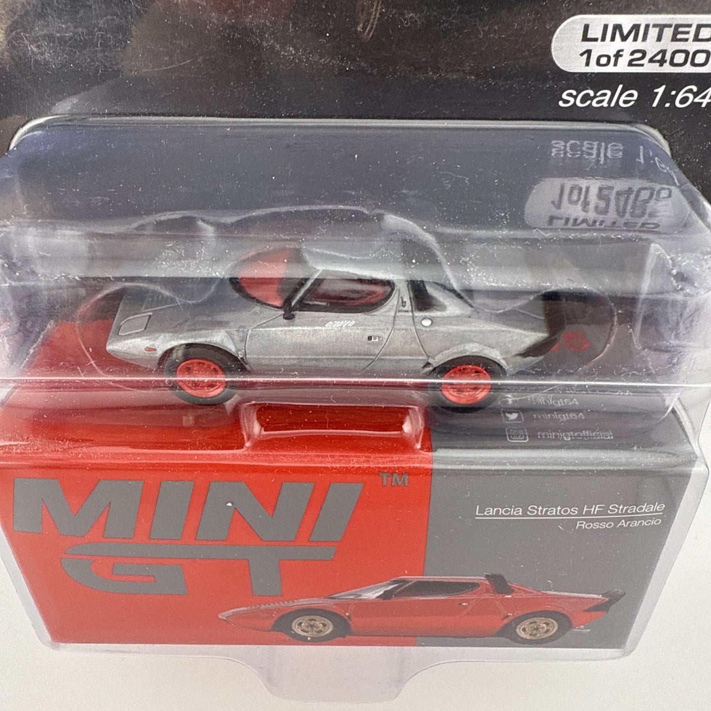Chase   Lancia Stratos HF Rosso Arancio   Mini GT MGT 003653
