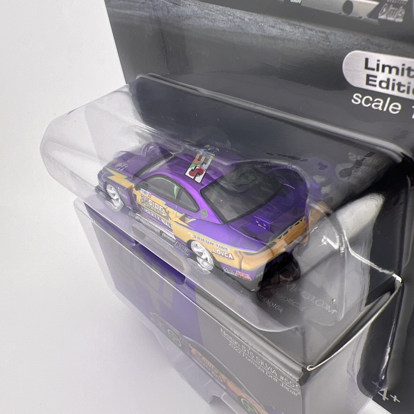 CHASE   Nissan Silvia (S15) LB Super Silhouette Works   Purple   Mini GT 005764