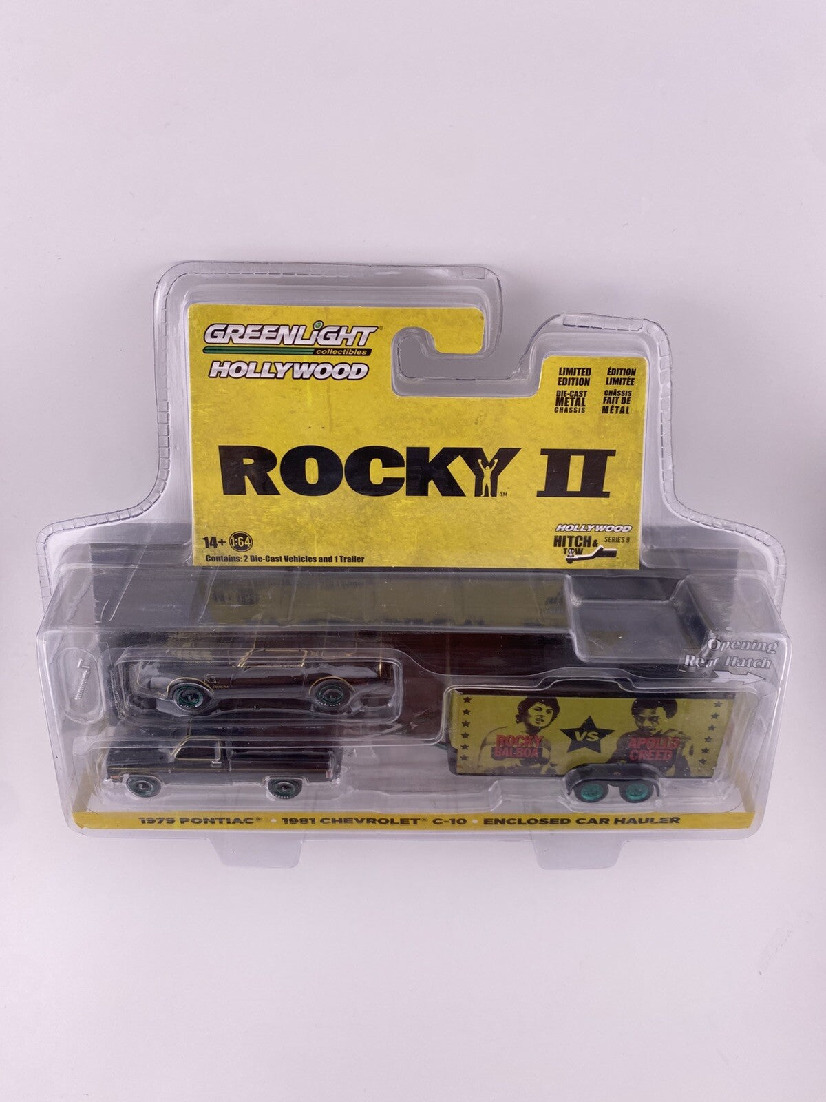 Chase   GREENLIGHT 1:64 1981 CHEVROLET C10 1979 PONTIAC HAULER "ROCKY 2" VHTF3
