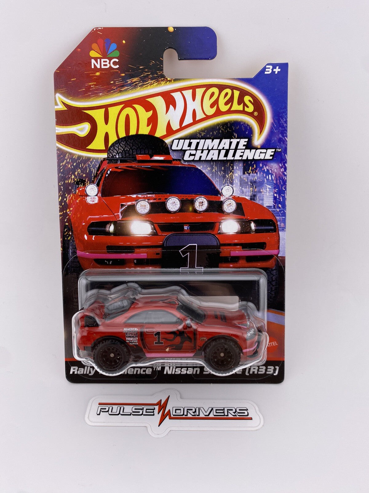 Rally Resilience Nissan Skyline (R33) Candy Red   Hot Wheels Ulitimate Challenge0