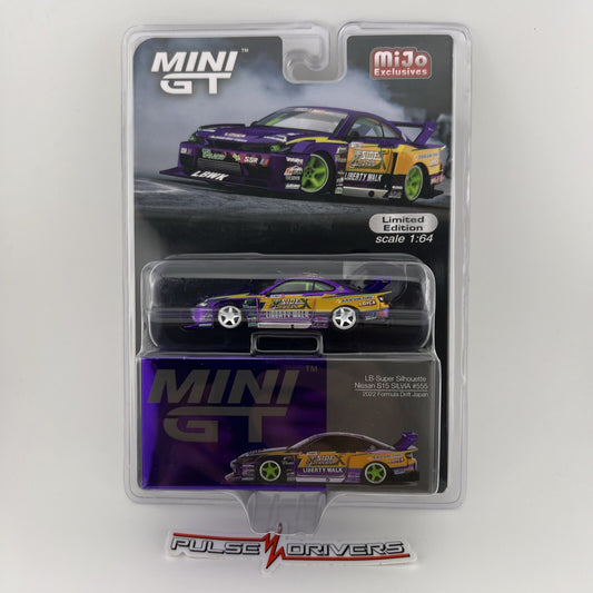 CHASE   Nissan Silvia (S15) LB Super Silhouette Works   Purple   Mini GT 005760