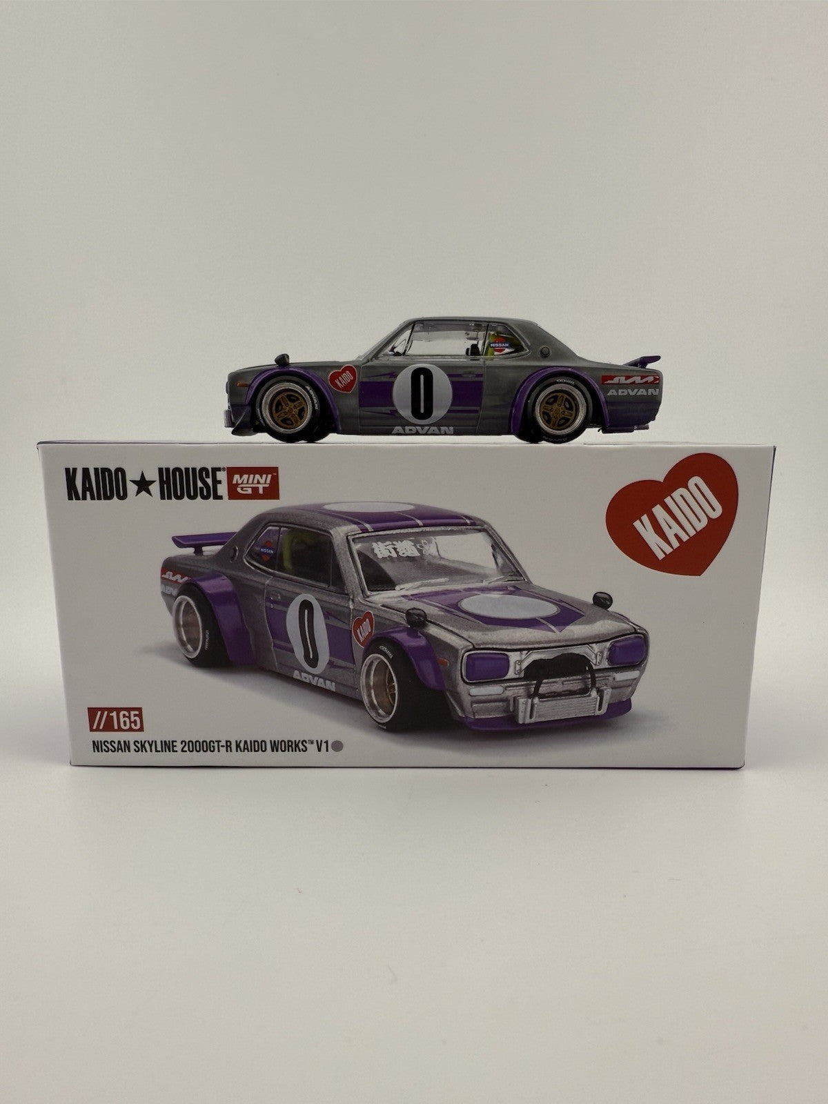 Chase   Nissan Skyline GT R (KPGC10) Kaido House   Mini GT KHMG  165 and sticker0