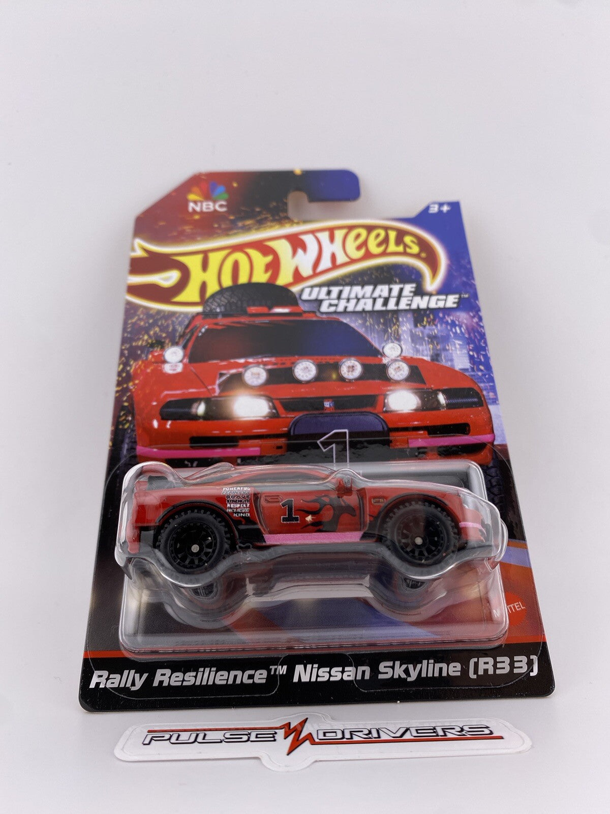 Rally Resilience Nissan Skyline (R33) Candy Red   Hot Wheels Ulitimate Challenge2