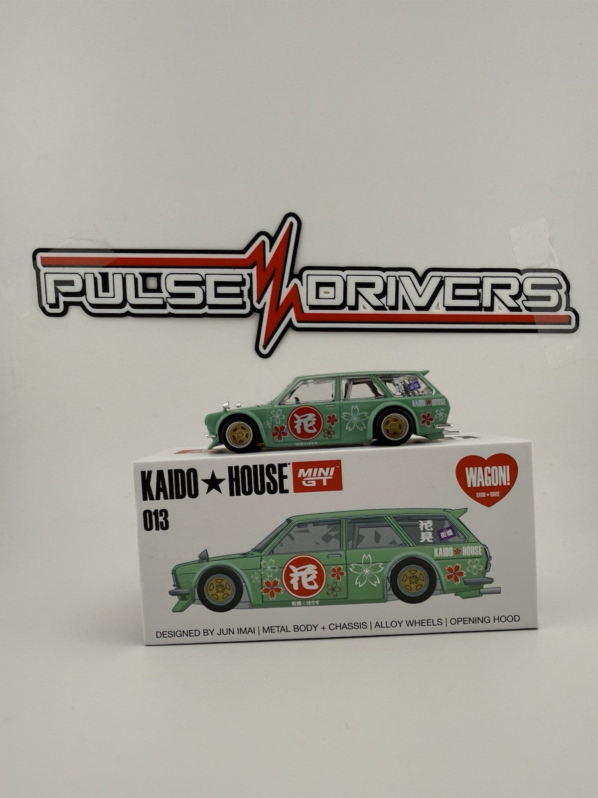 Datsun 510 Wagon Kaido House Green   Kaido House KHMG 013 V2 Open Boxes0