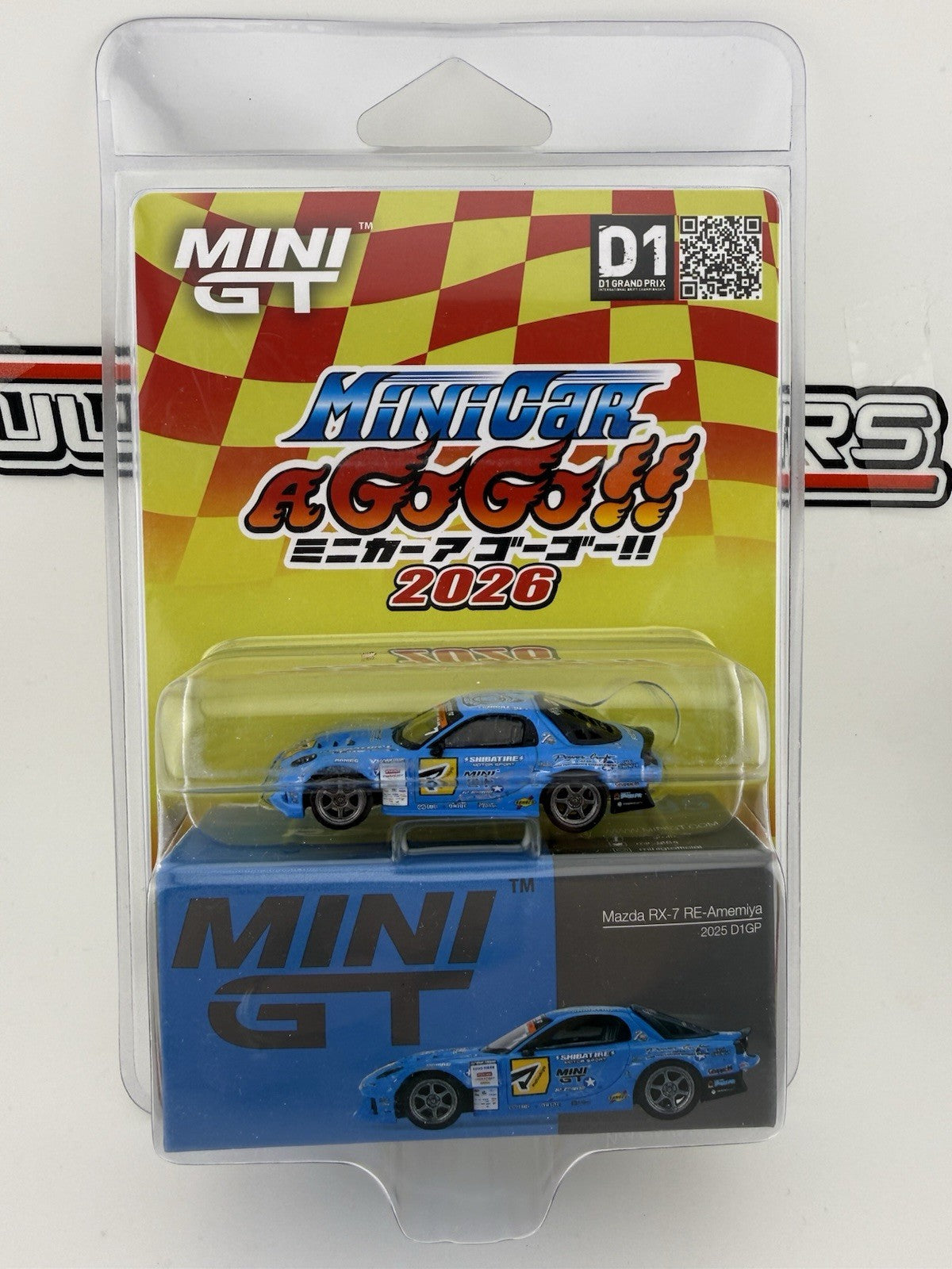 Mazda RX 7 RE Amemiya 2025 D1GP Mini GT MGT 01195 GoGo Package0