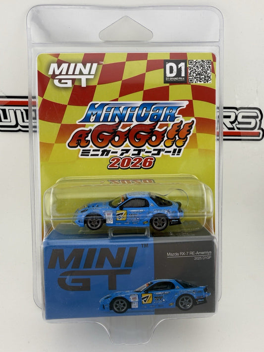 Mazda RX 7 RE Amemiya 2025 D1GP Mini GT MGT 01195 GoGo Package0