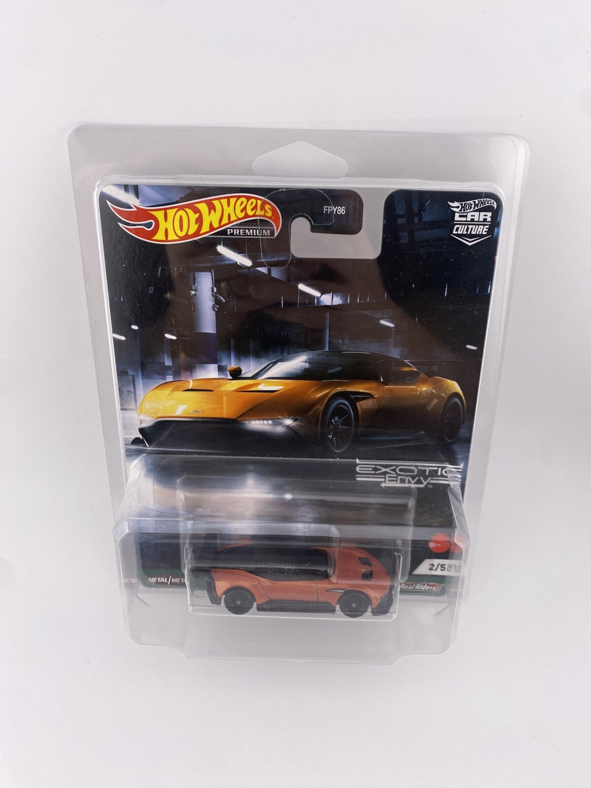Aston Martin Vulcan Orange   Hot Wheels Car Culture Exotic Envy in Protector5