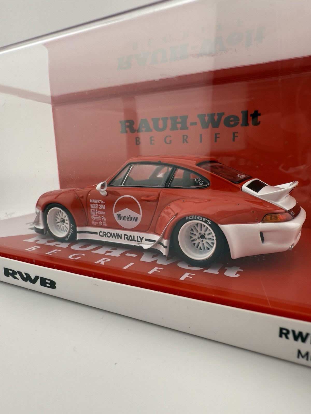 1/43   Porsche RWB 993 #8 "Morelow" Red and White "RAUH Welt BEGRIFF" T43 014 ML5