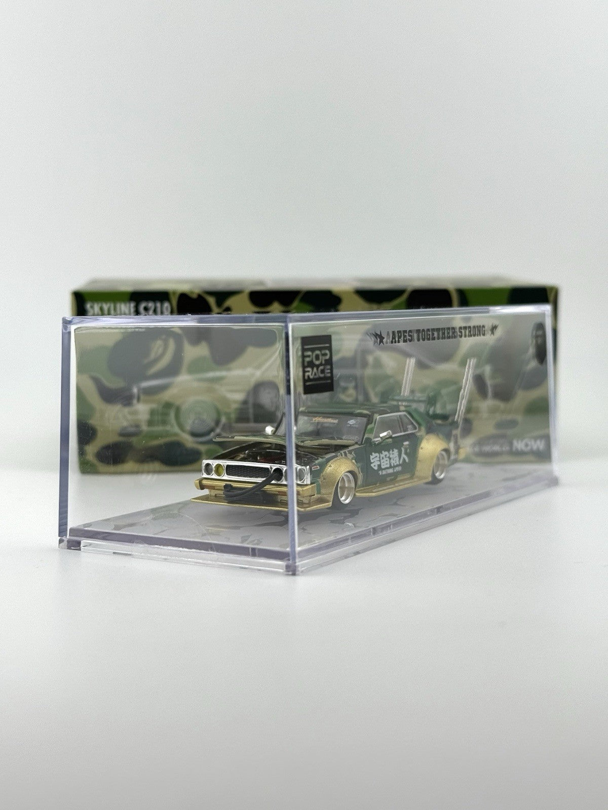Skyline C210 Bosozoku Style   POPRACE PR64 C210 BAPE x BAPE Open Box4