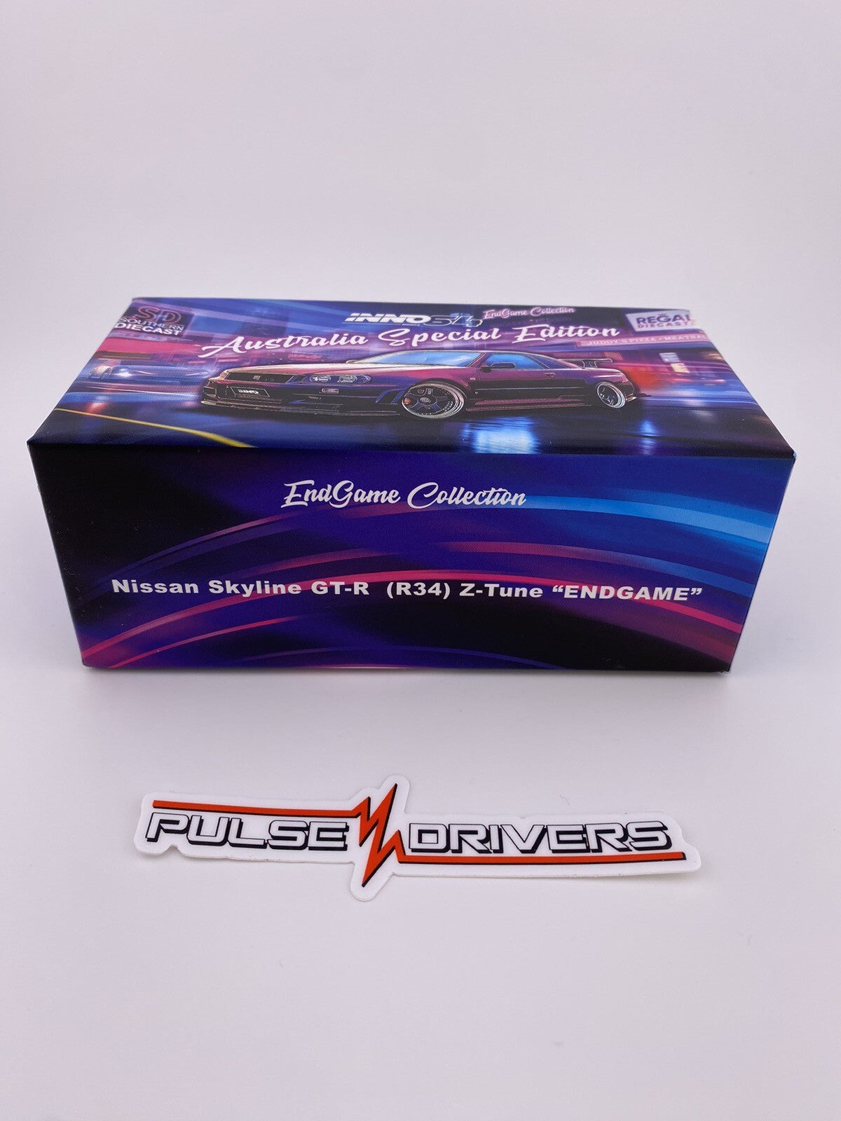 CHASE   Nissan Skyline GT R (R34)   Black   INNO64    IN64 R34ZT ENDGAME3