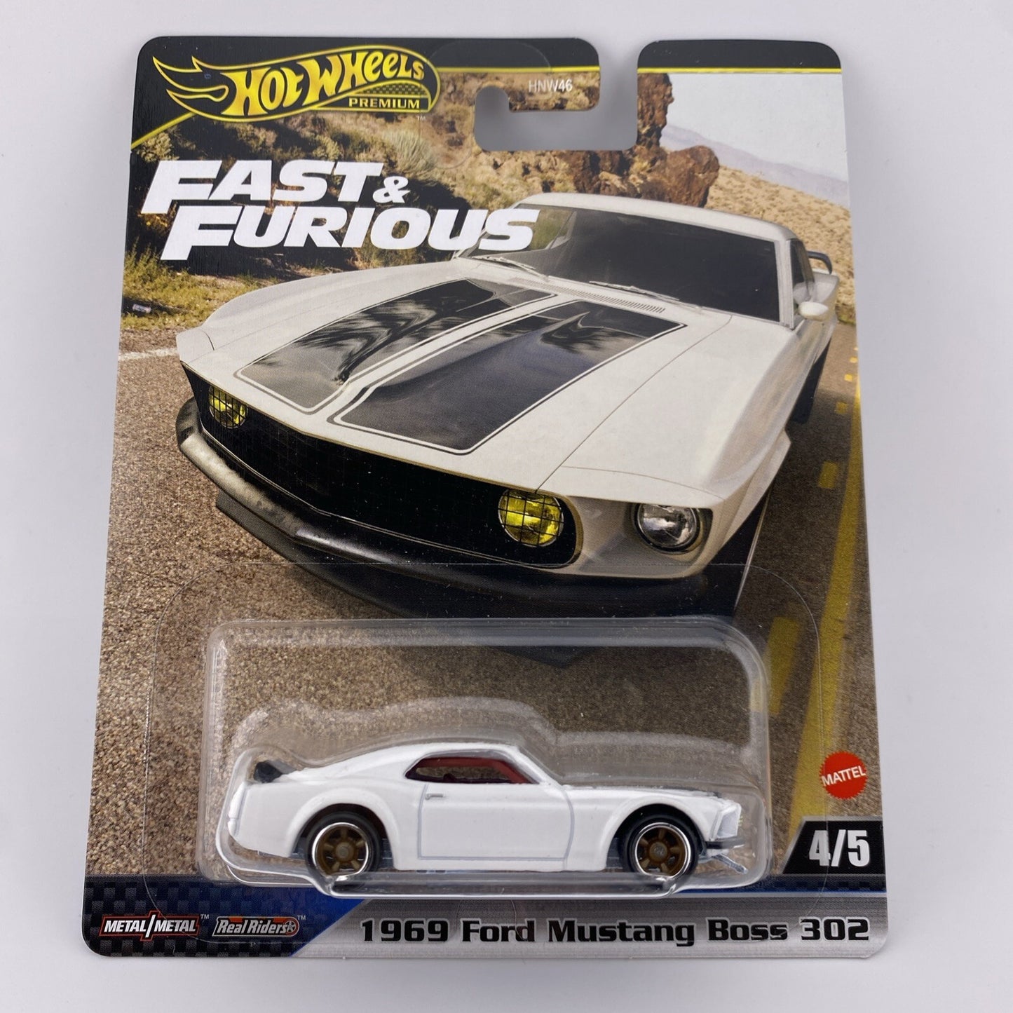 Hot Wheels Premium Fast & Furious 1969 FORD MUSTANG BOSS 302 4/5 in Protector0